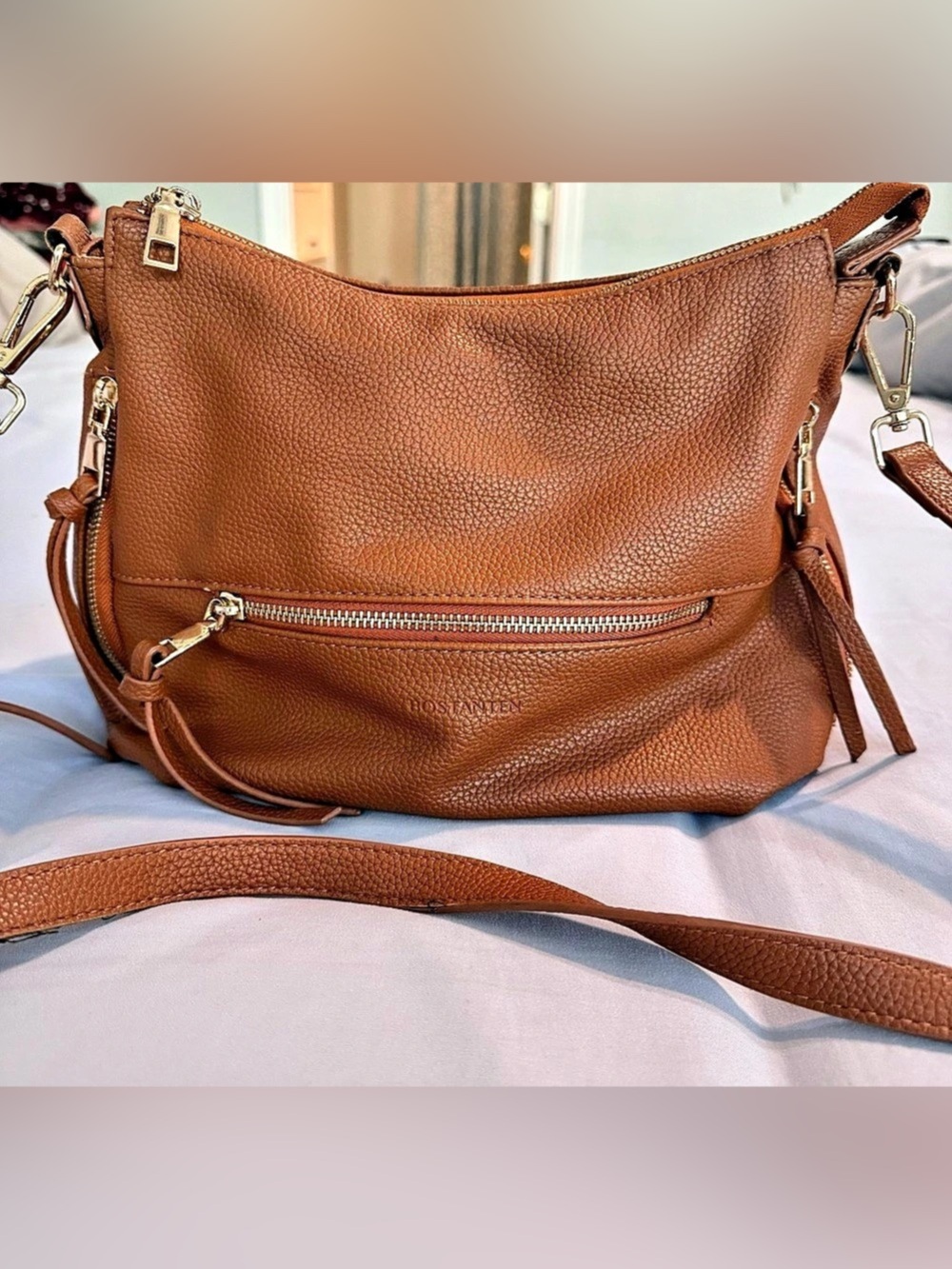 Bostanten Brown Crossbody Bag